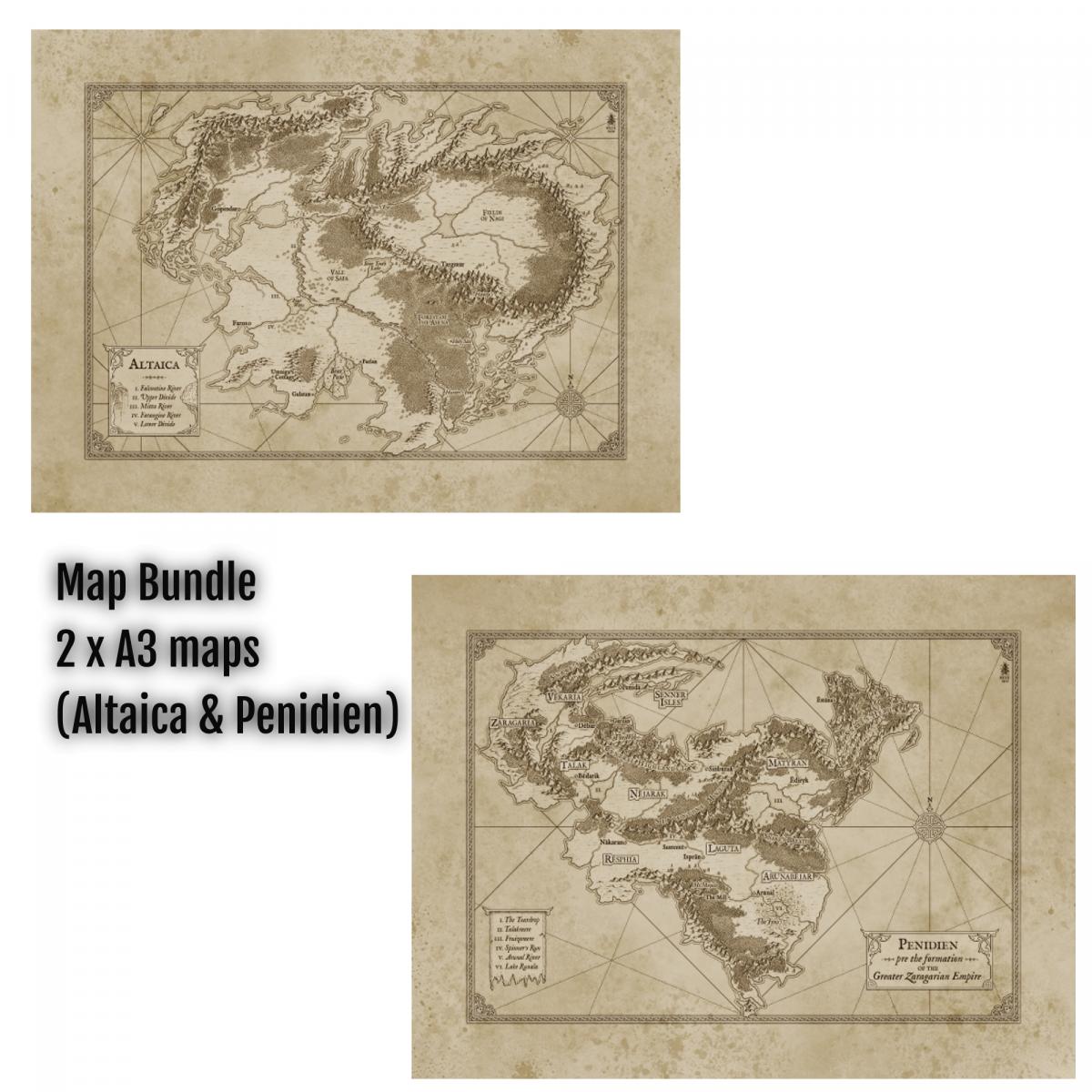 Map and Book Bundle (2 x books & 2 x maps) picture