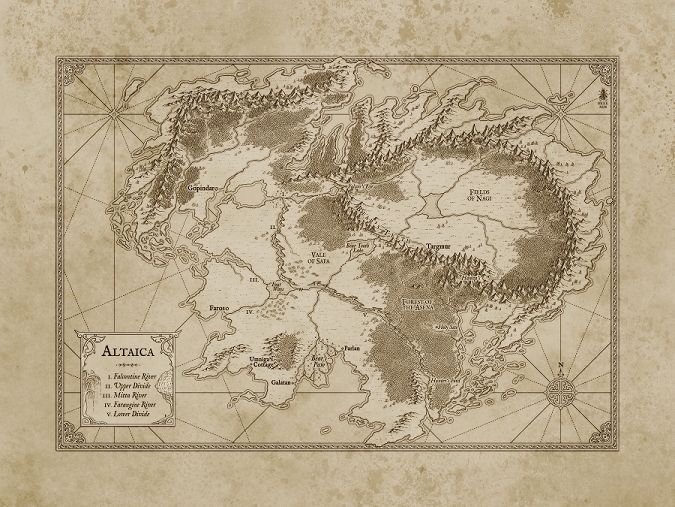 Altaica Map (Artist Misty Beee)