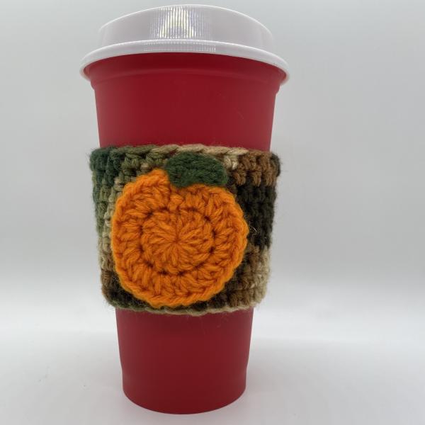 Camo Pumpkin Coffee Sleeve picture