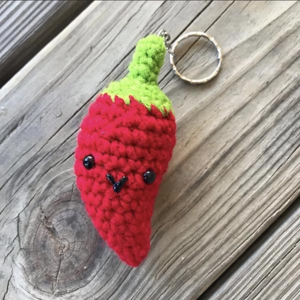 Chili Pepper Keychain