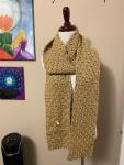 Beige Corner to Corner Scarf