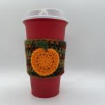 Autumn Camo Pumpkin Coffee Sleeve