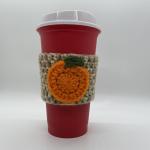 Tan Pumpkin Coffee Sleeve