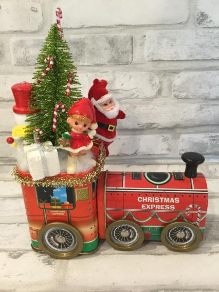 Vintage Christmas express train picture