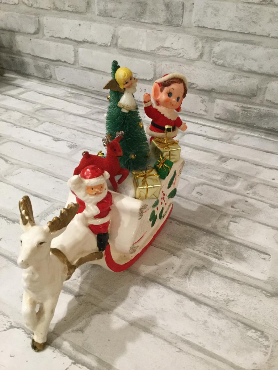 Japan Santa, reindeer and sleigh picture