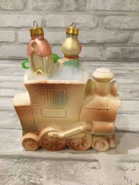 Japan baby train filled with vintage decorations picture