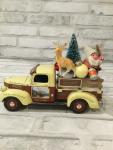 Take a hike truck filled with antique Christmas decorations and ornaments