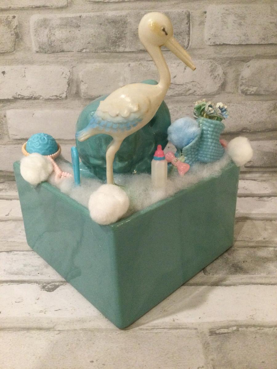 Antique baby vase/ planter decor picture