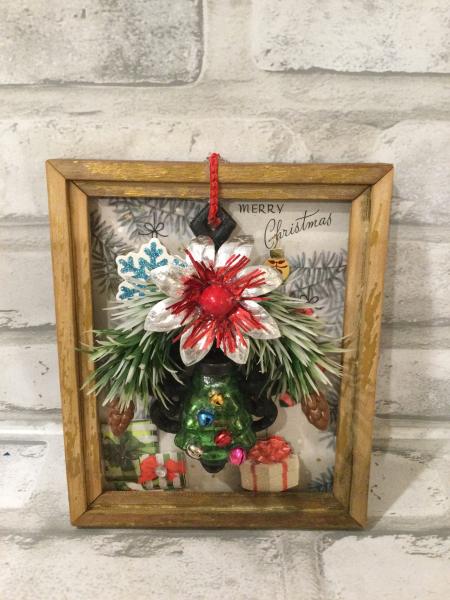 Mercury Christmas wood decoration picture