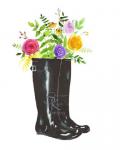 Floral Rainboots