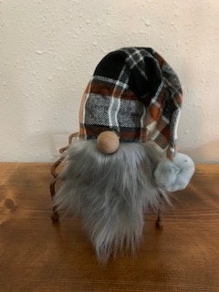 Gnomes with orange and black plaid hat picture