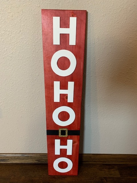 HoHoHO tall sign