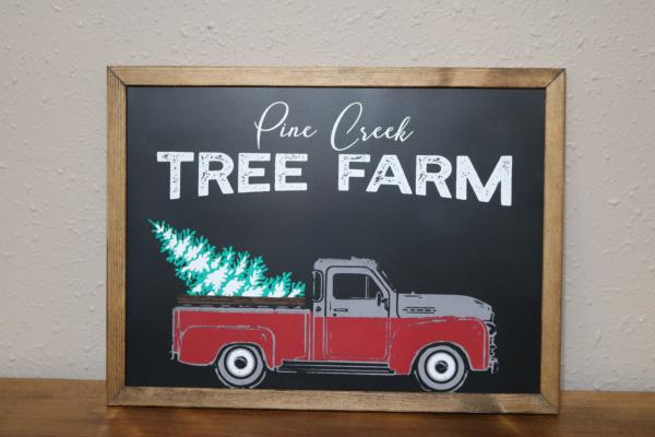 Pine Creek Tree Farm with Truck & Tree (#79P) picture