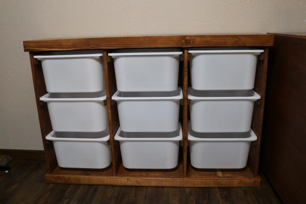 3x3 Storage with bins (#100) picture