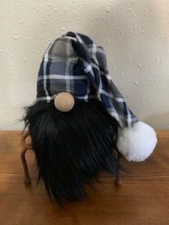 Gnomes with blue/black/white plaid hats picture