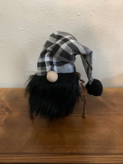 Gnomes with black/gray/white plaid hats picture