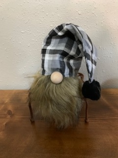Gnomes with black/gray/white plaid hats picture