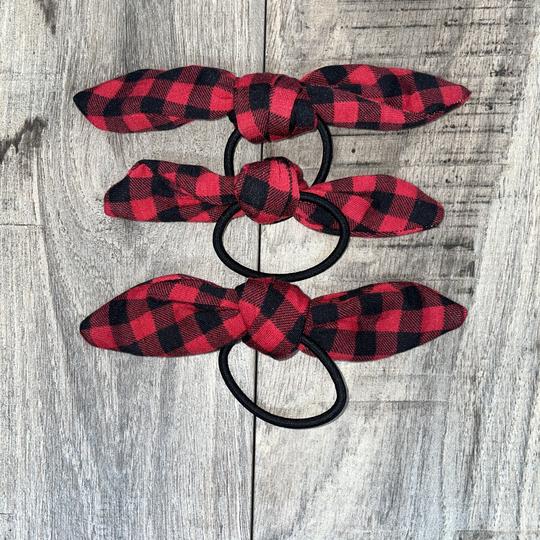 Lumberjack Buffalo Plaid Hair Tied