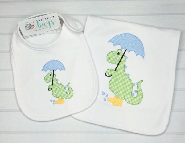 Baby Bib and Burp Set picture