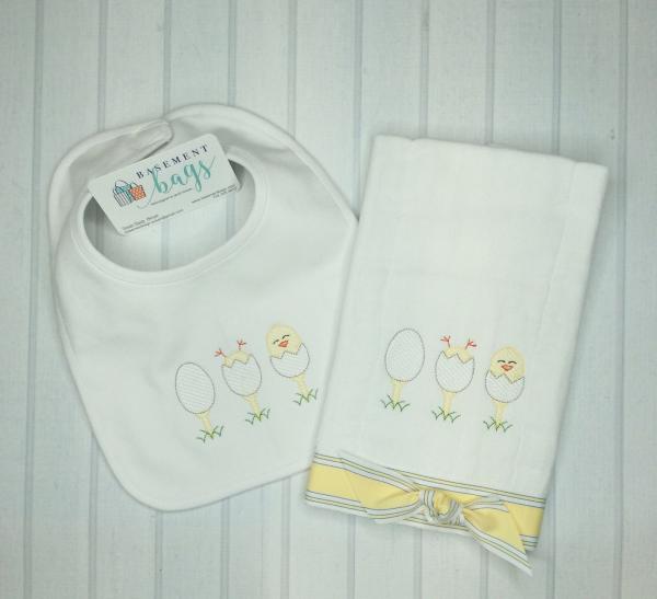 Baby Bib and Burp Set picture