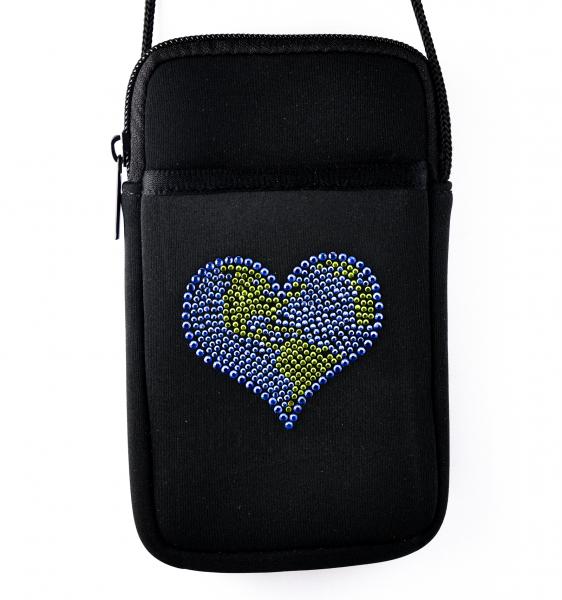 World Love Heart Pami Pocket Cell Phone Purse picture