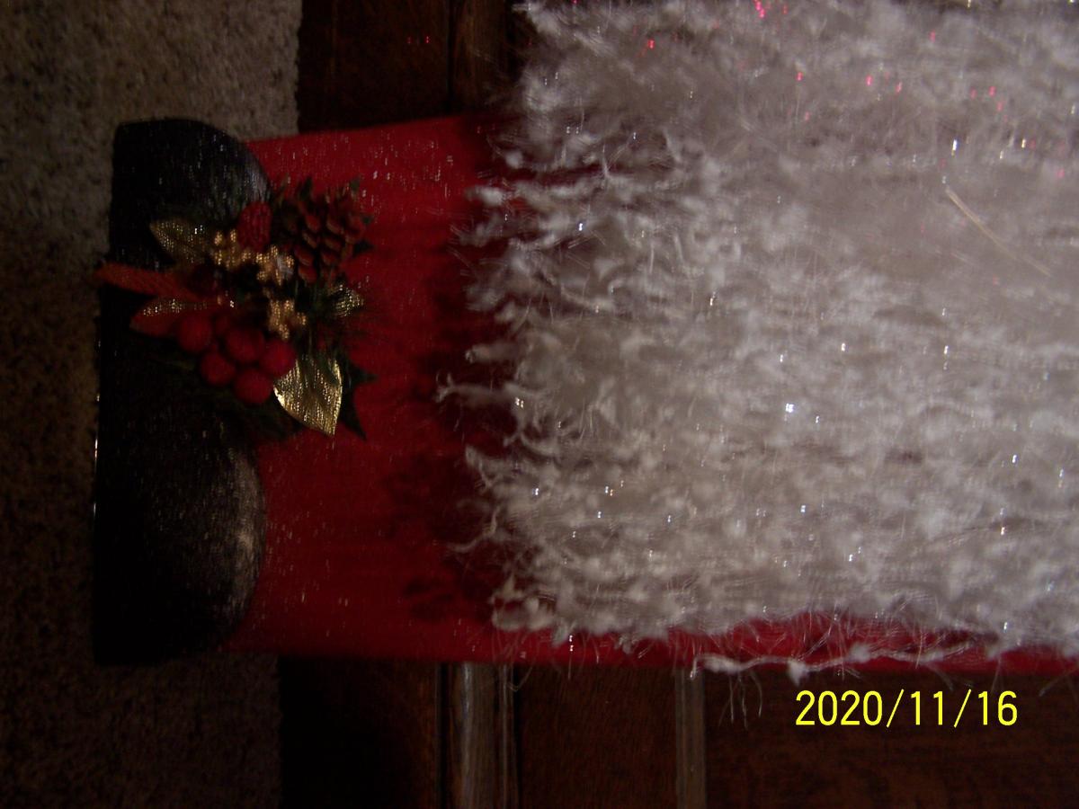 Santa with Fiber Optic Beard picture