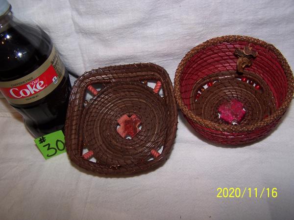 Pine Needle Baskets