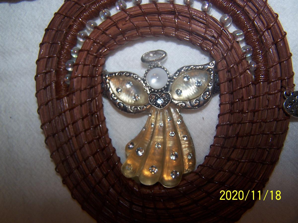 Angel in a Pine Needle Frame picture