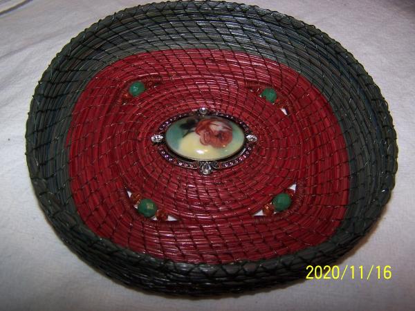 Continuous Coil Pine Needle Basketry picture
