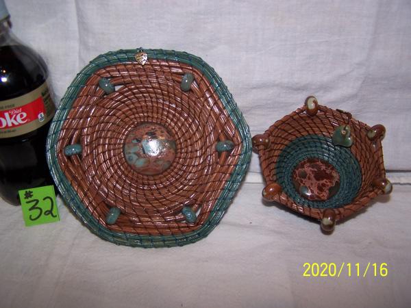 Continuous Coil Pine Needle Basketry picture