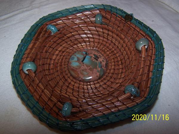 Continuous Coil Pine Needle Basketry picture