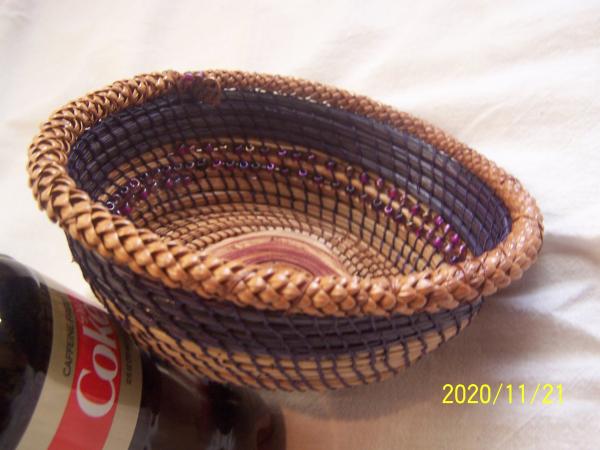 Continuous Coil Pine Needle Basket picture