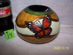Gourd With Monarch Butterfly