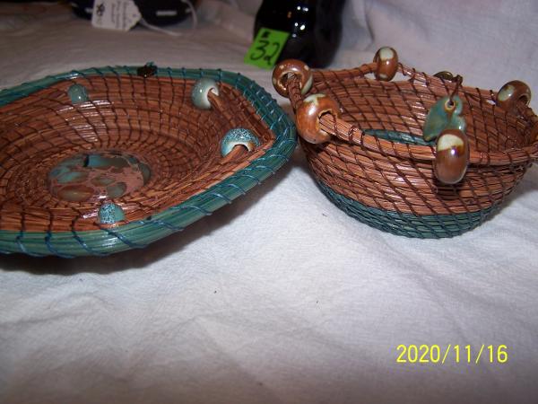 Continuous Coil Pine Needle Basketry picture