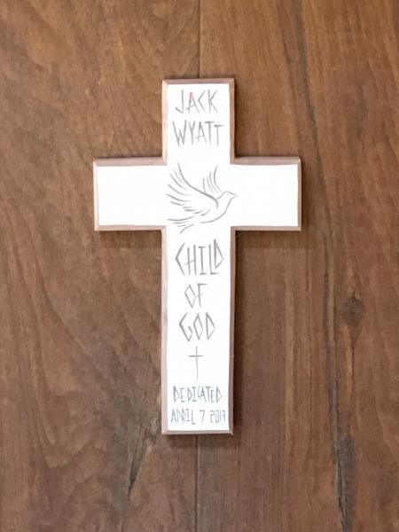 Child Dedication Cross "Child of God" picture
