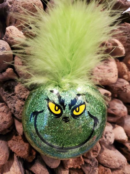 Funny Grinch Handmade Ornament picture