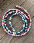 Kids colorful custom mask holder with 10mm beads