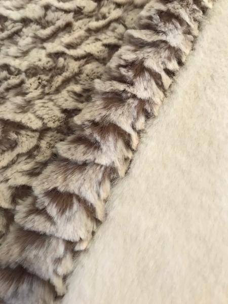 Sand Dollar Ridge Minky / Ivory Seal Minky XL Throw picture