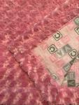 Pink Swirl Minky / ABC Flannel Blankets - approx. 40x40 inches