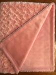 Cameo Pink Swirl Minky / Cameo Pink Cuddle Minky Blanket