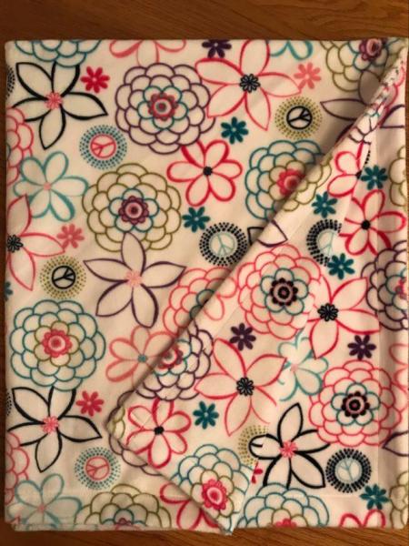 Flowers Galore Minky Blanket