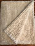 Ivory Chenille Cuddle Minky Blanket