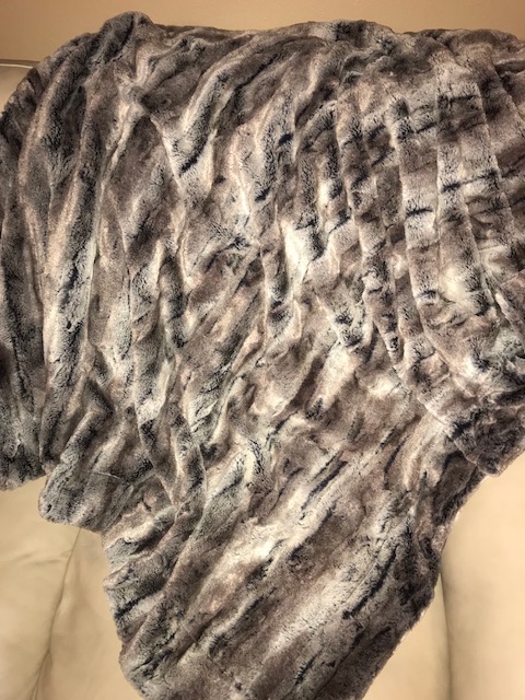 Mountain Fox Minky XL Throw (browns, grays, pewter) picture