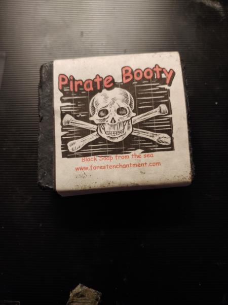 Pirate Booty Black Soap from the Sea