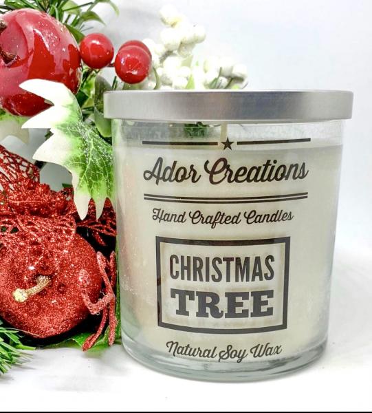 Christmas Tree Soy Candle 8 oz picture