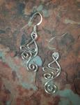 "Squiggly" Wire Earrings