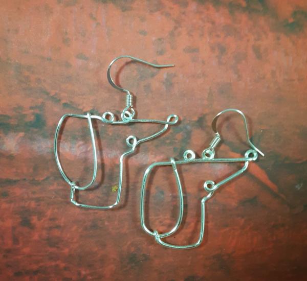 "Doxie" Wire Earrings picture