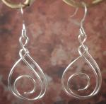 Teardrop Wire Earrings