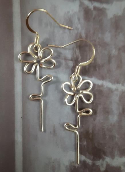 "Flower" Wire Earrings picture