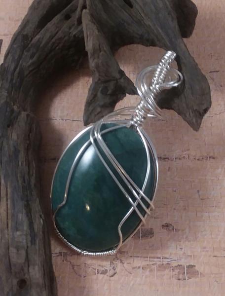 Adventurine Wire Wrapped Pendant
